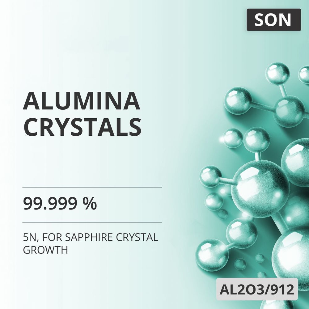 Alumina Crystals, 99.999 %, 5N, for Sapphire Crystal Growth (AL2O3/912)