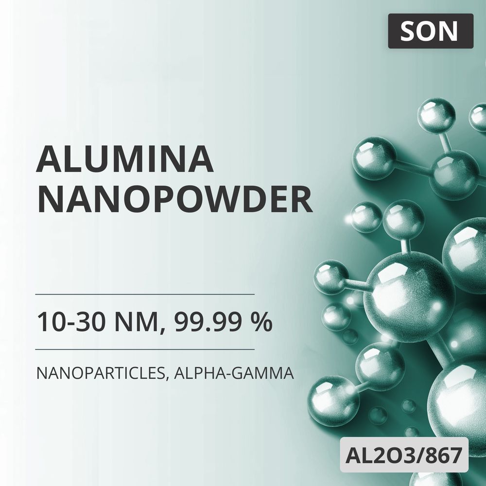 Alumina Nanopowder, 10-30 nm, 99.99 %, Alpha-Gamma (AL2O3/867)