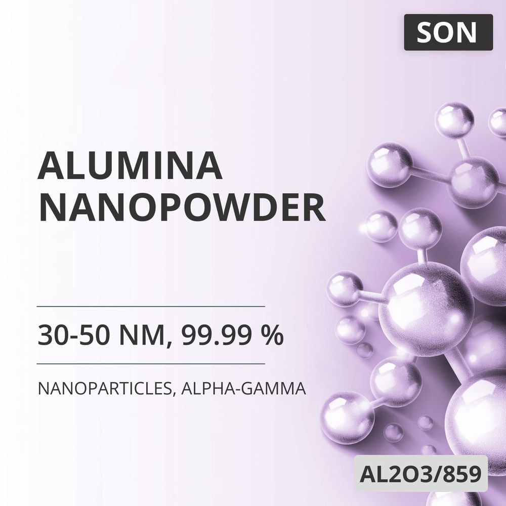 Alumina Nanopowder, 30-50 nm, 99.99 %, Alpha-Gamma (AL2O3/859)