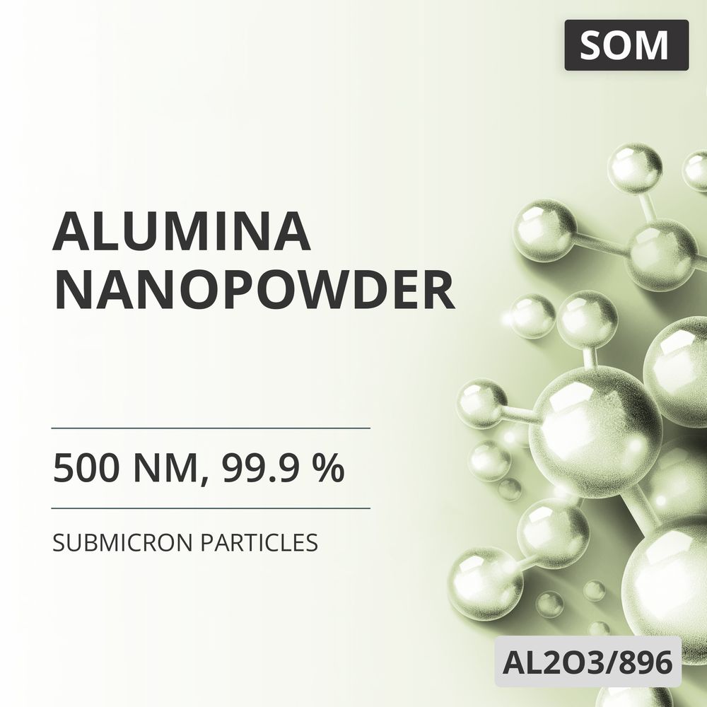 Alumina Nanopowder, 500 nm, 99.9 % (AL2O3/896)