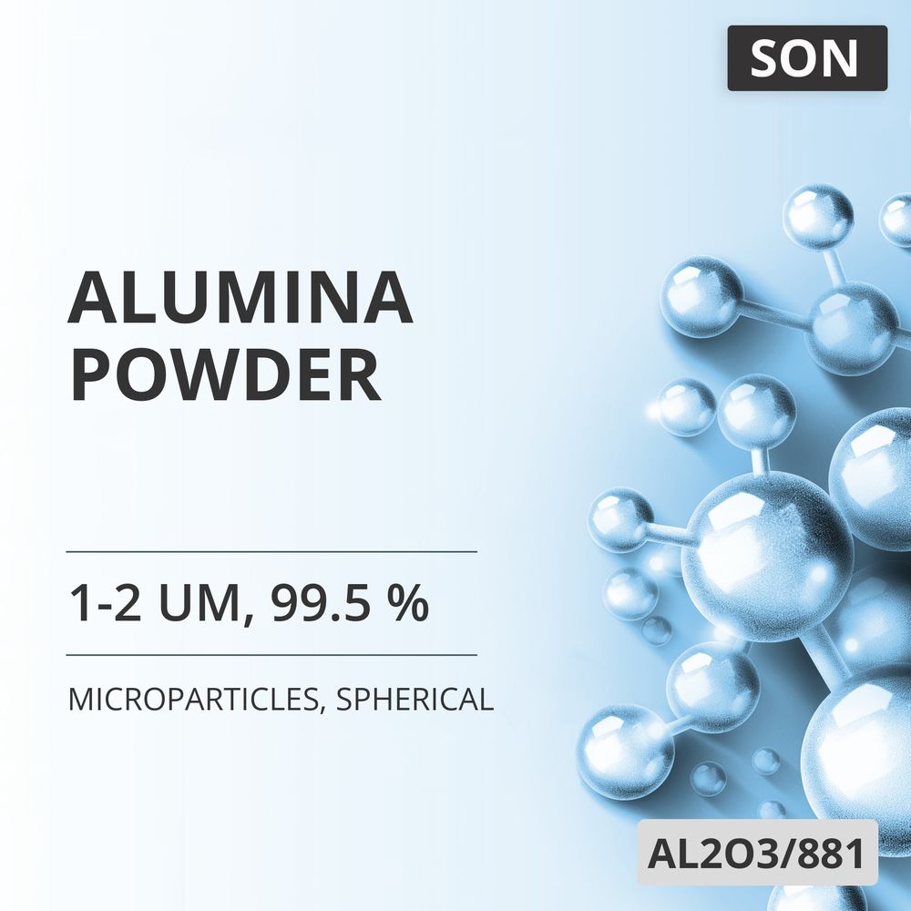 Alumina Powder, 1-2 um, 99.5 %, Spherical (AL2O3/881)