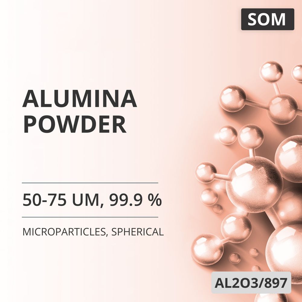 Alumina Powder, 50-75 um, 99.9 %, Spherical (AL2O3/897)