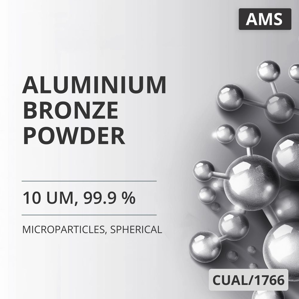 Aluminium Bronze Powder, 10 um, 99.9 %, Spherical (CUAL/1766)