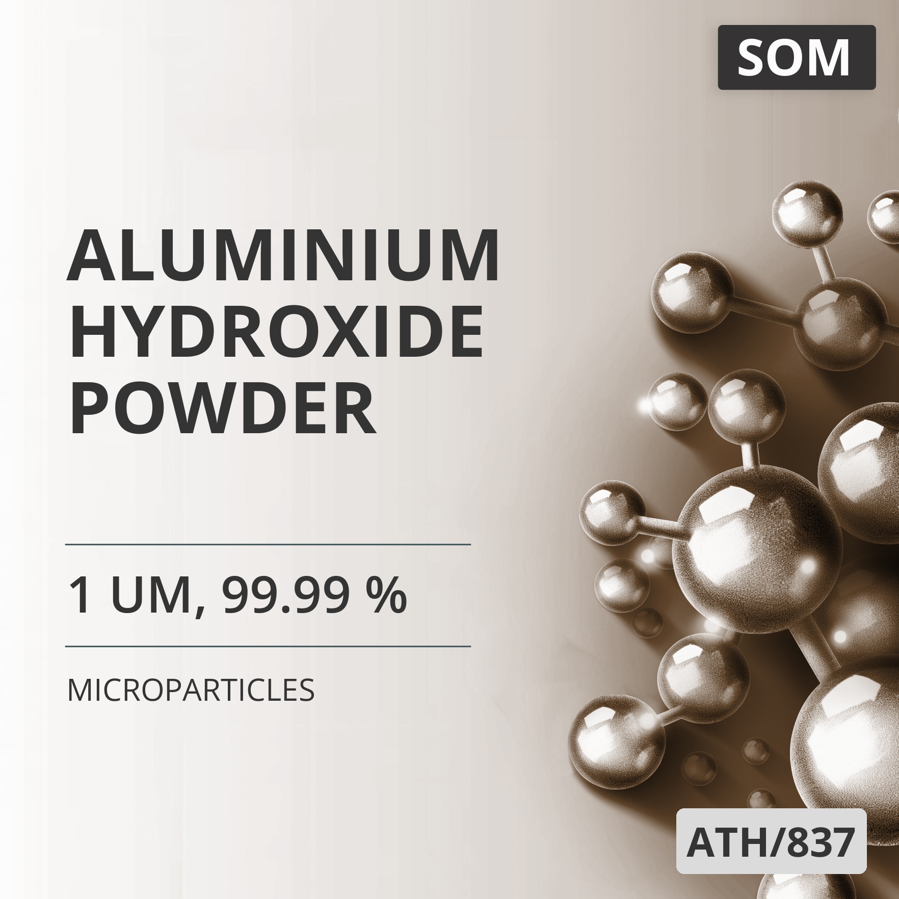 Aluminium Hydroxide Powder, 1 um, 99.99 % (ATH/837)