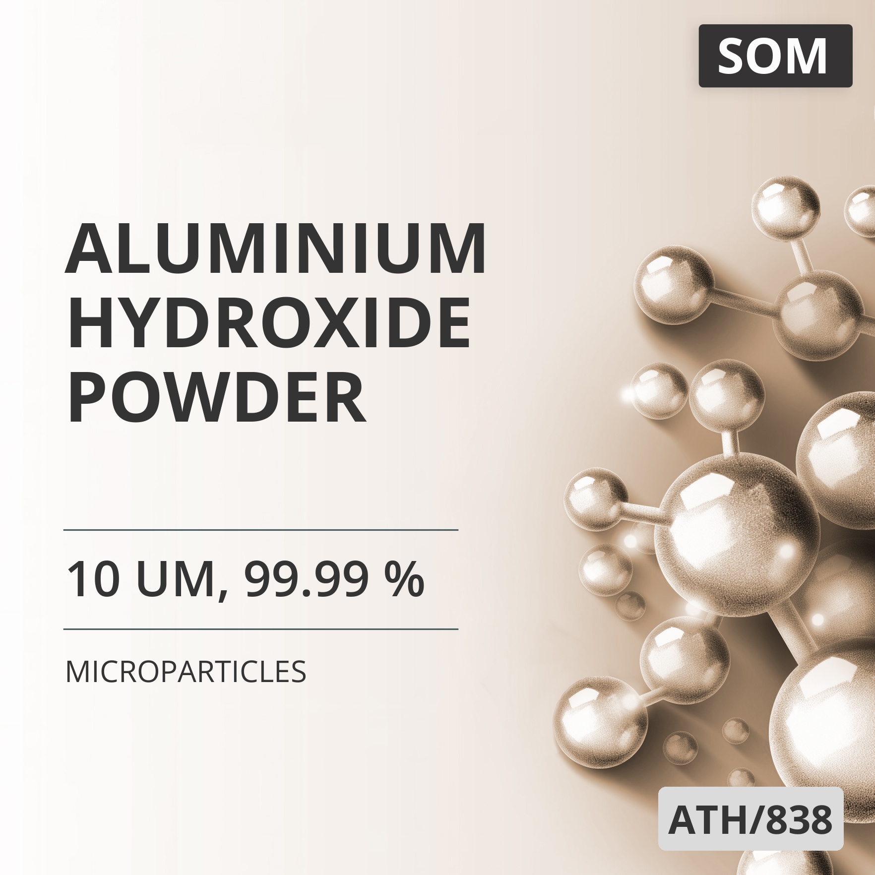 Aluminium Hydroxide Powder, 10 um, 99.99 % (ATH/838)