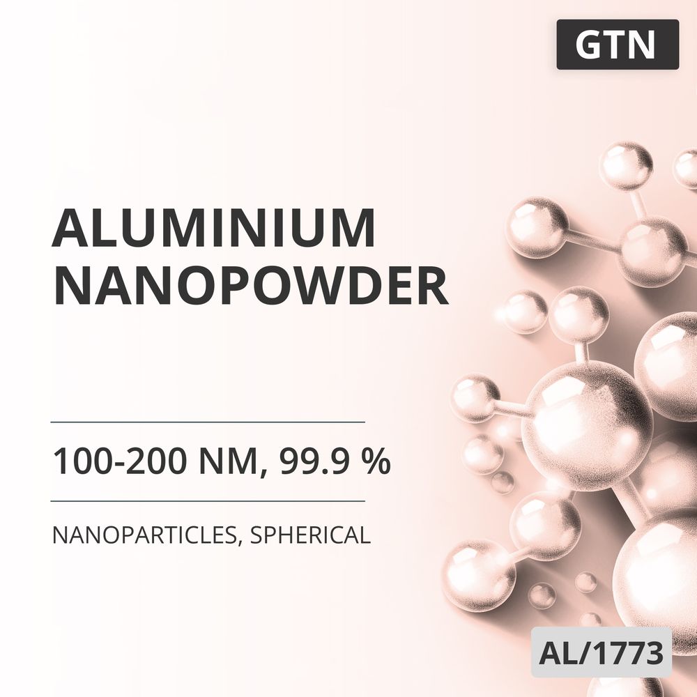 Aluminium Nanopowder, 100-200 nm, 99.9 %, Spherical (AL/1773)