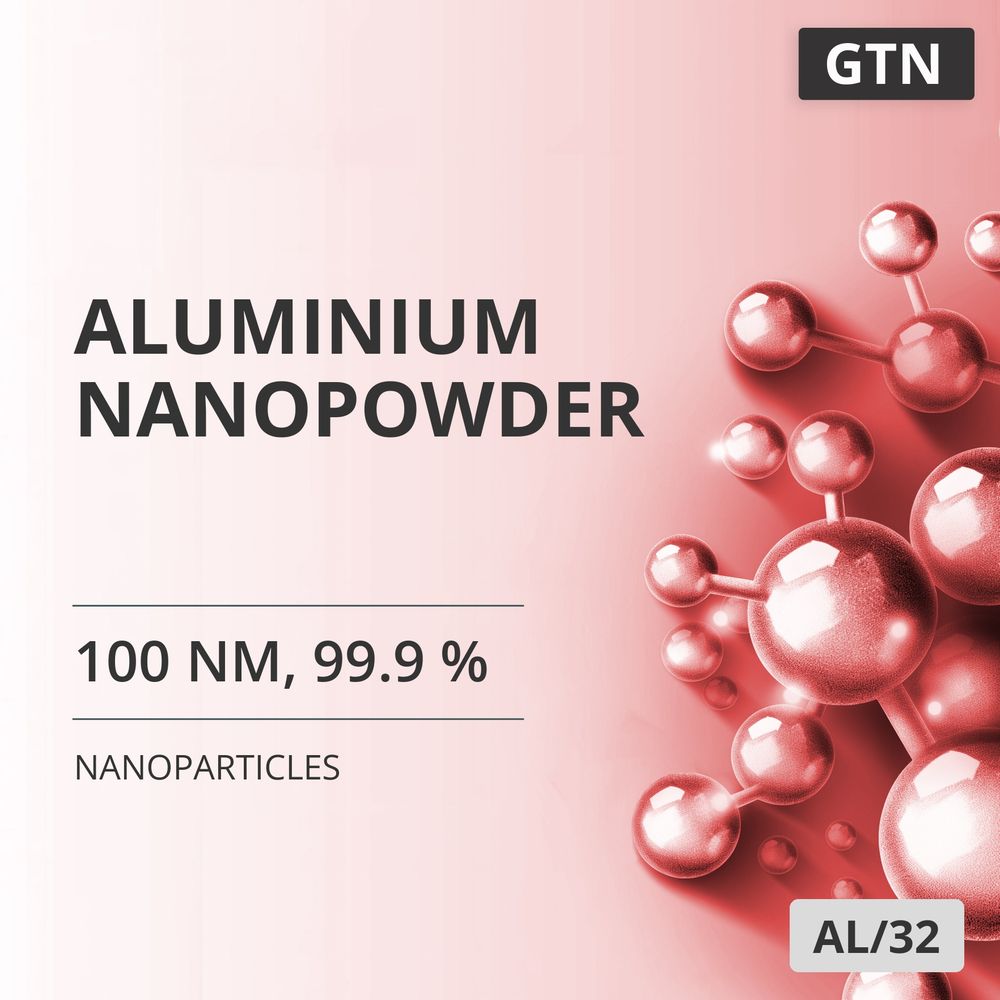 Aluminium Nanopowder, 100 nm, 99.9 % (AL/32)