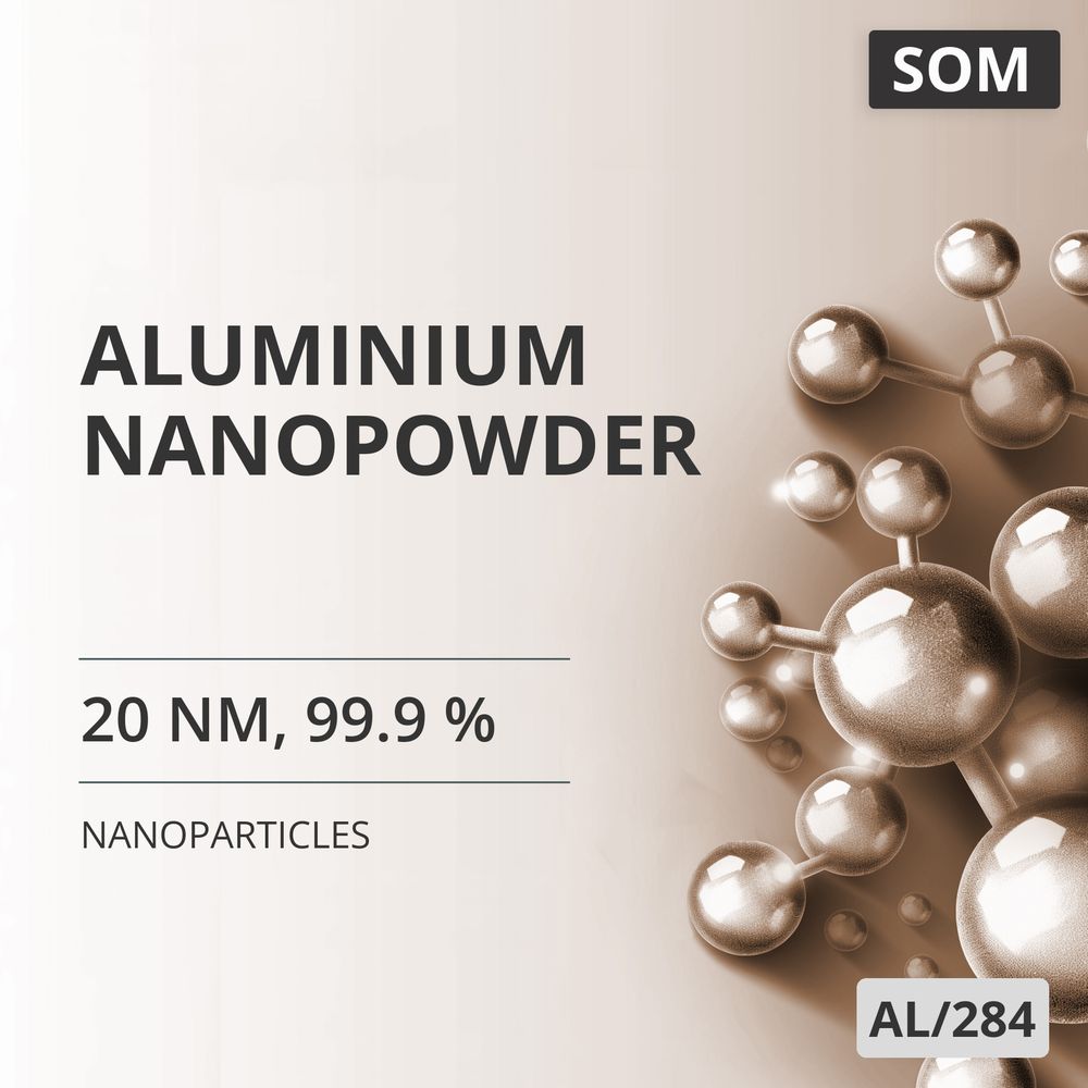 Aluminium Nanopowder, 20 nm, 99.9 % (AL/284)
