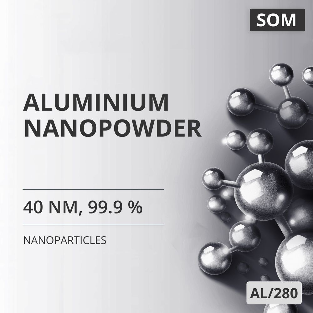 Aluminium Nanopowder, 40 nm, 99.9 % (AL/280)