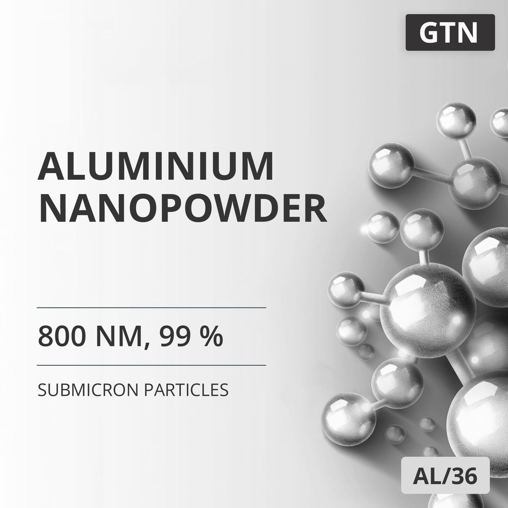 Aluminium Nanopowder, 800 nm, 99 % (AL/36)