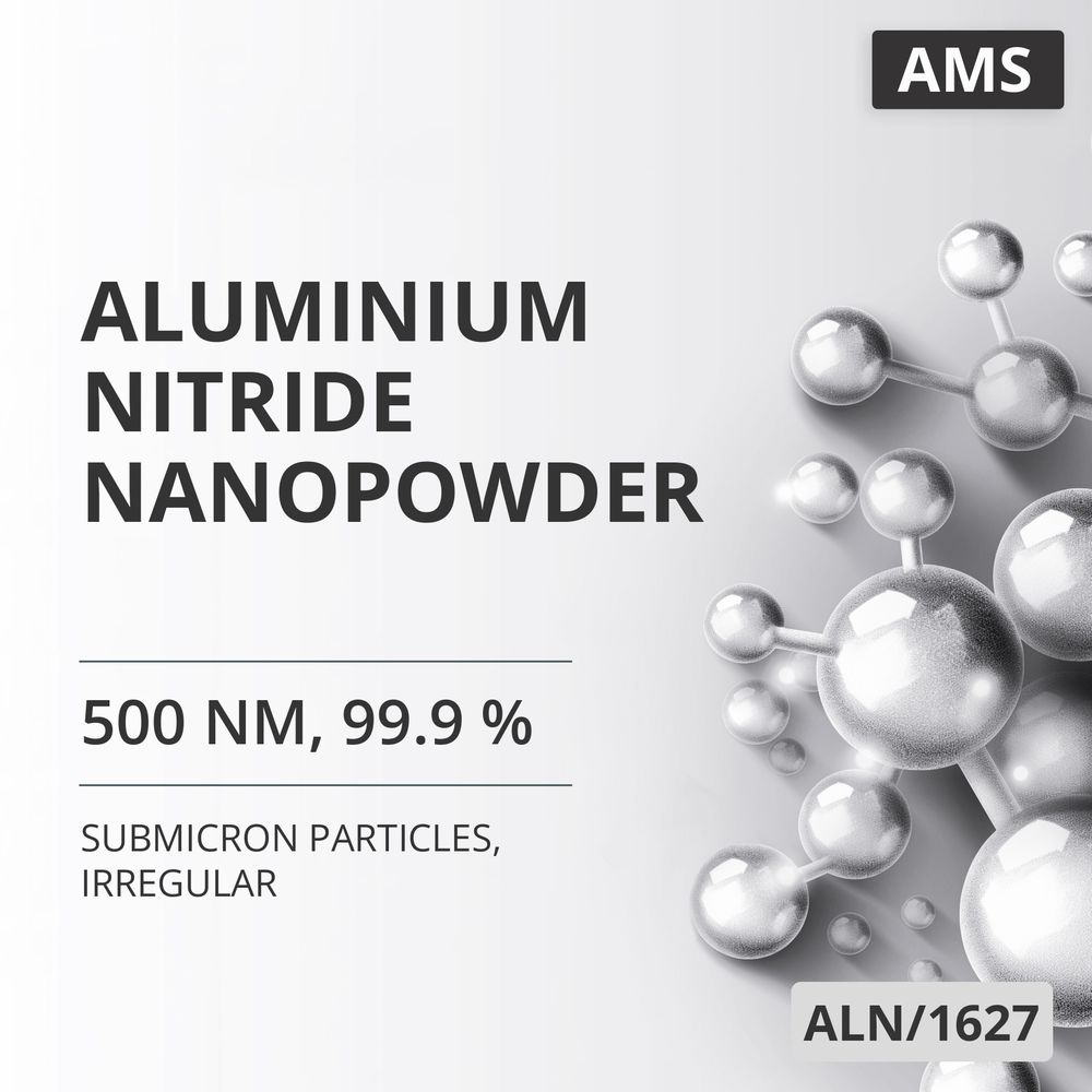 Aluminium Nitride Nanopowder, 500 nm, 99.9 %, Irregular (ALN/1627)