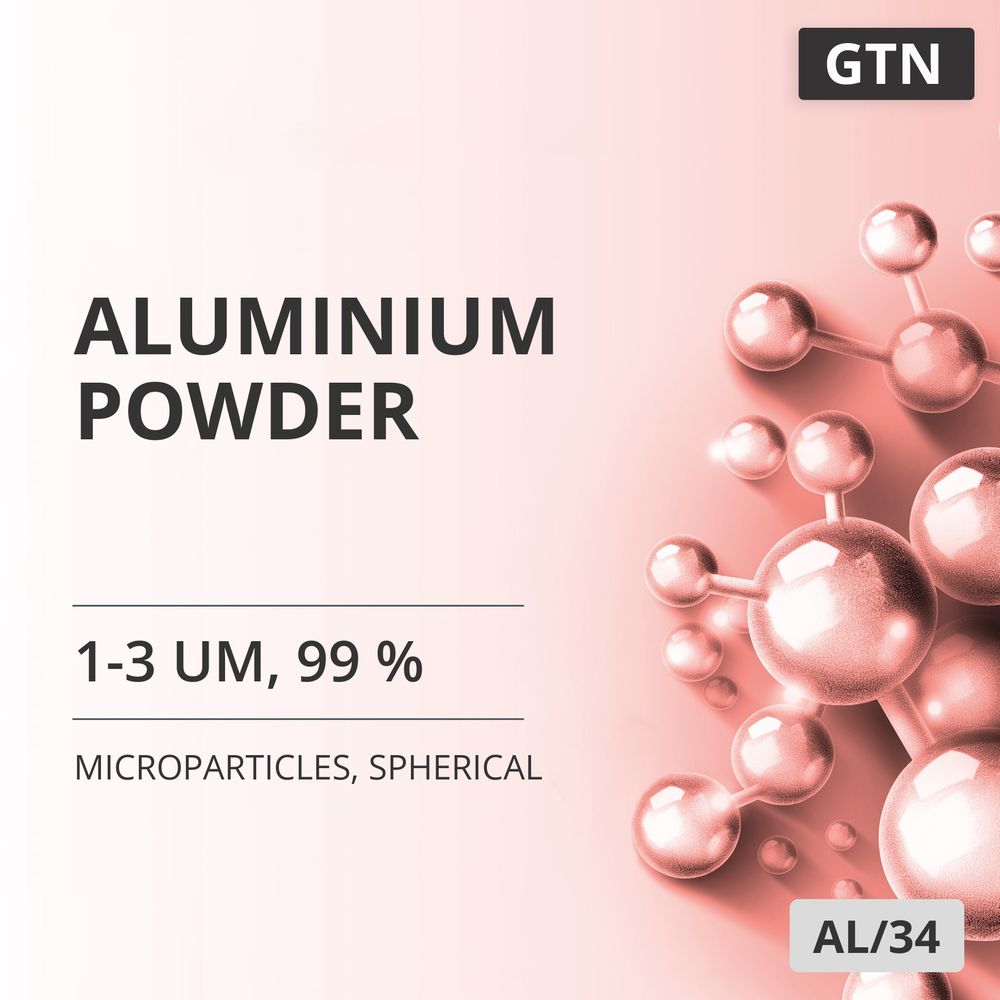 Aluminium Powder, 1-3 um, 99 %, Spherical (AL/34)