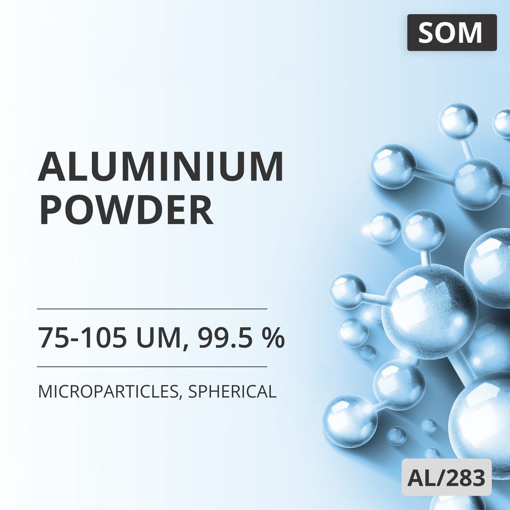 Aluminium Powder, 75-105 um, 99.5 %, Spherical (AL/283)