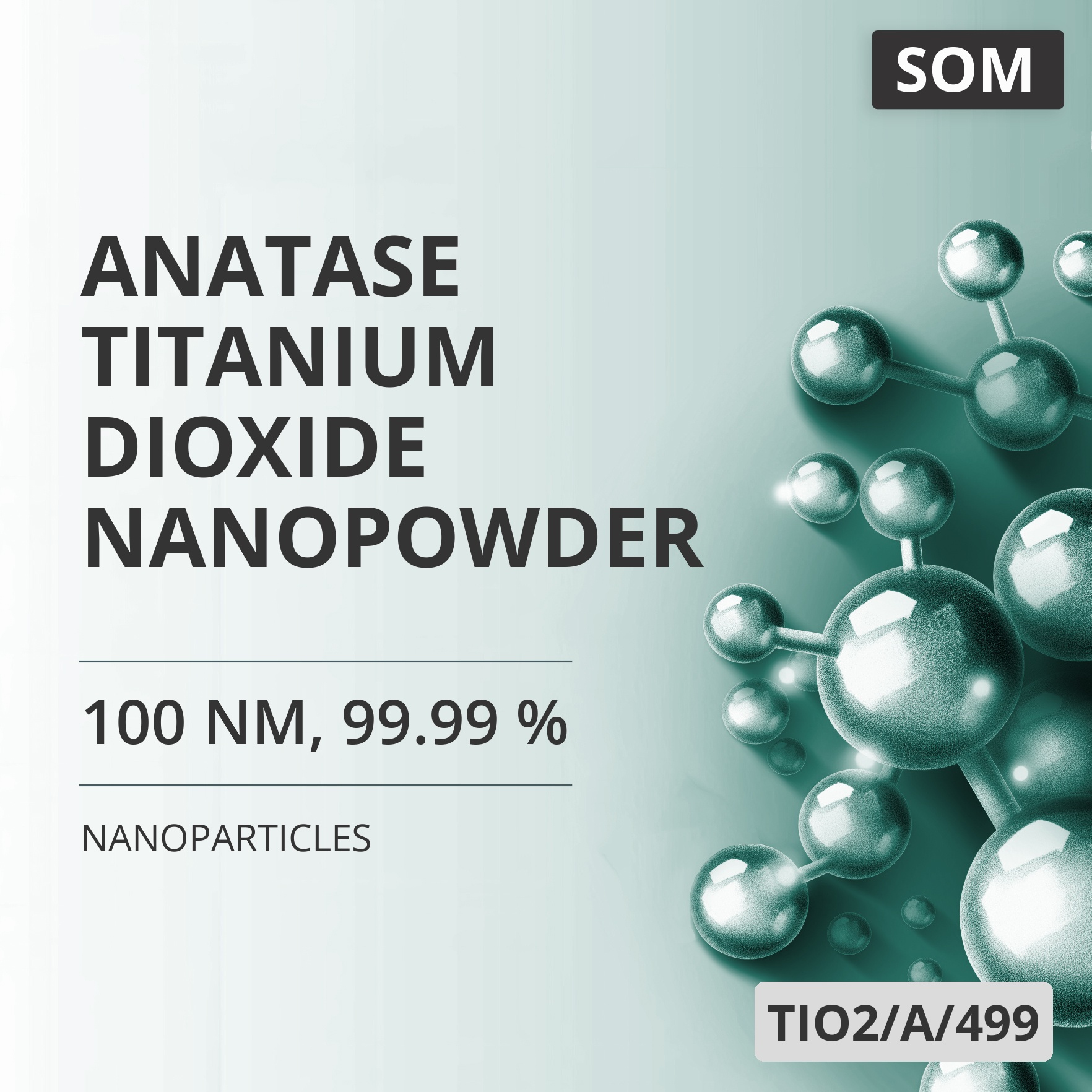 Anatase Titanium Dioxide Nanopowder, 100 nm, 99.99 % (TIO2/A/499)