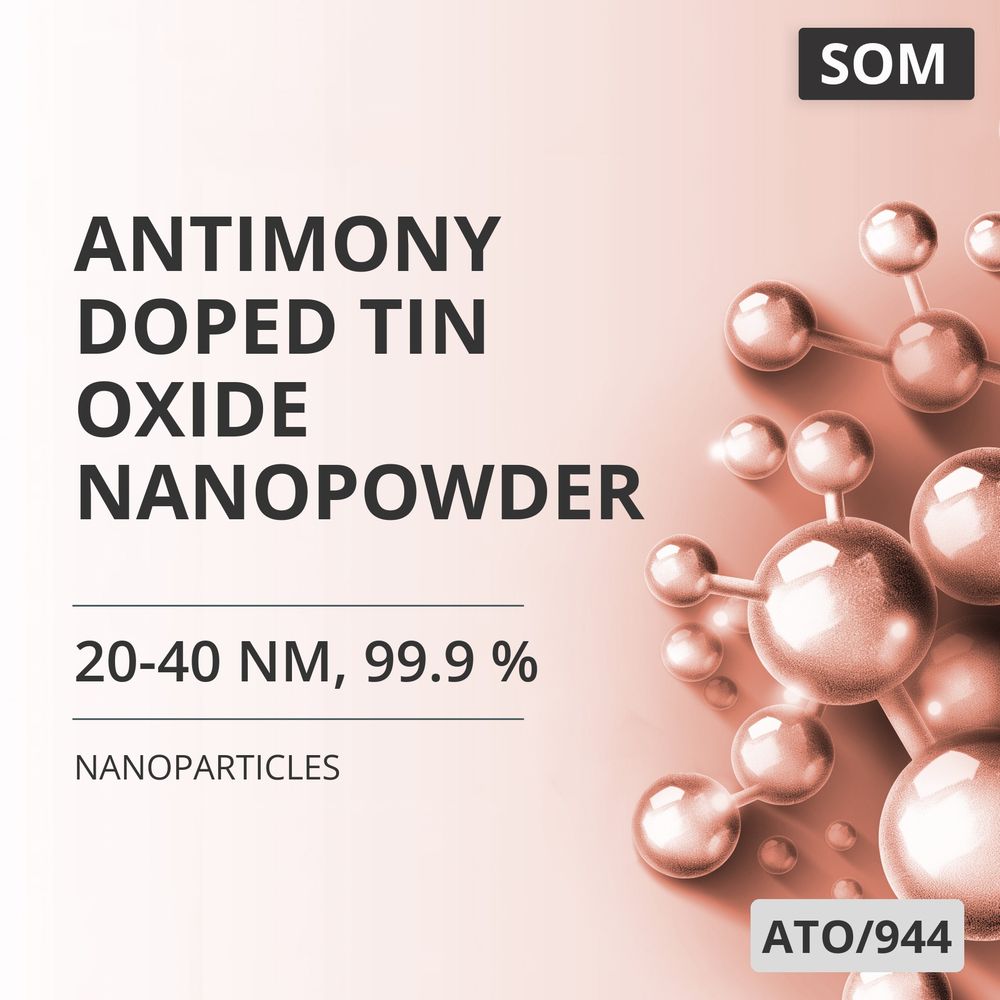 Antimony-Doped Tin Oxide Nanopowder, 20-40 nm, 99.9 % (ATO/944)