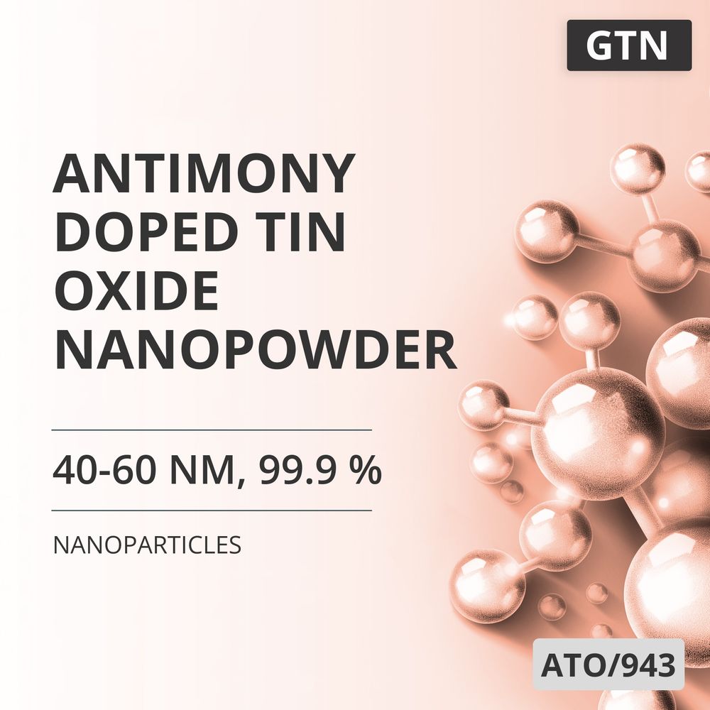 Antimony-Doped Tin Oxide Nanopowder, 40-60 nm, 99.9 % (ATO/943)