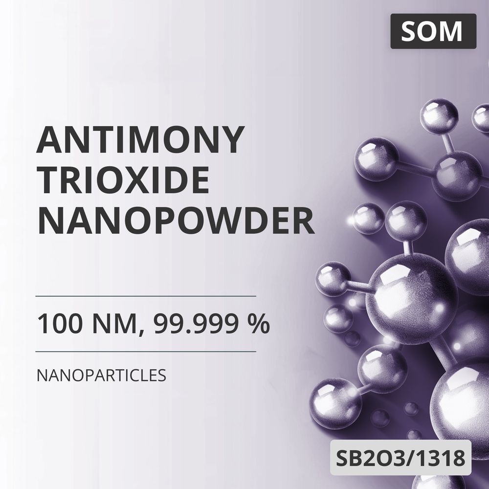 Antimony Trioxide Nanopowder, 100 nm, 99.999 % (SB2O3/1318)