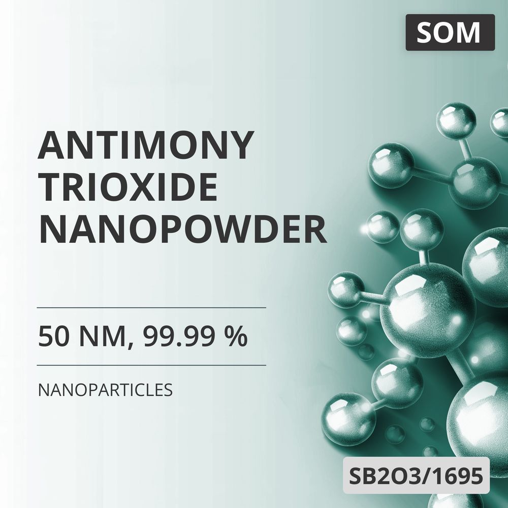 Antimony Trioxide Nanopowder, 50 nm, 99.99 % (SB2O3/1695)