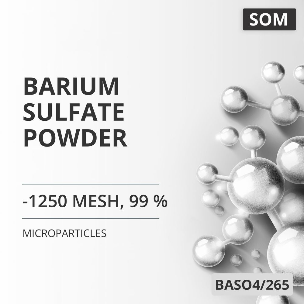 Barium Sulfate Powder, -1250 Mesh, 99 % (BASO4/265)