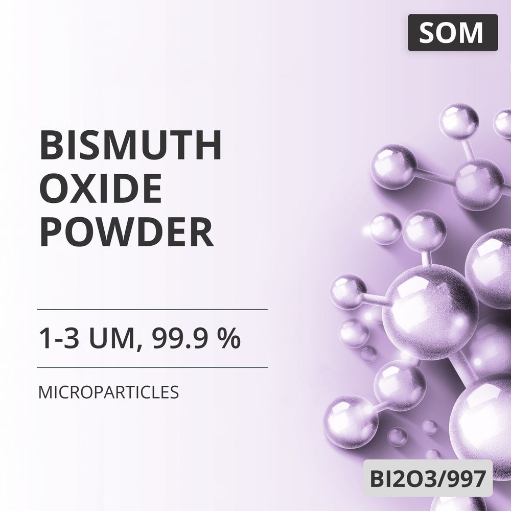 Bismuth Oxide Powder, 1-3 um, 99.9 % (BI2O3/997)