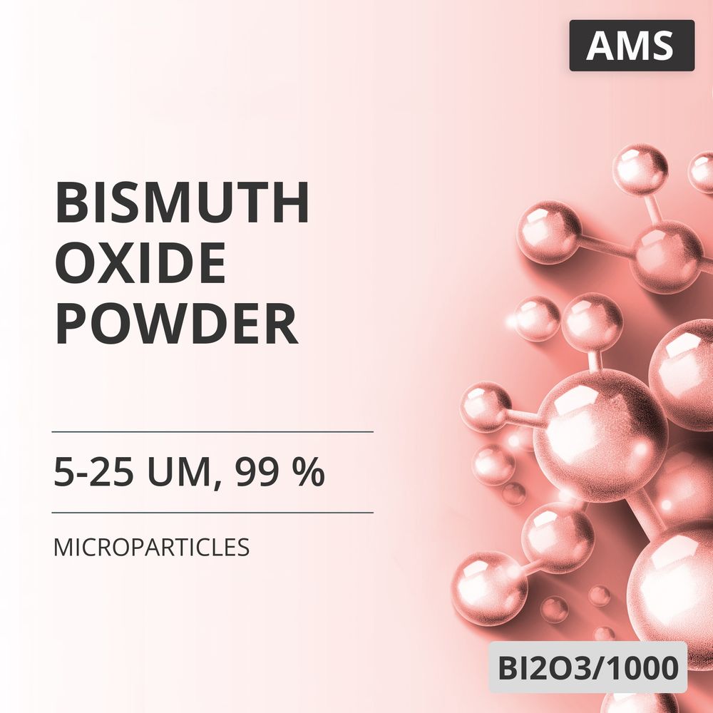 Bismuth Oxide Powder, 5-25 um, 99 % (BI2O3/1000)