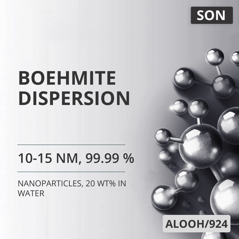 Boehmite Dispersion, 10-15 nm, 99.99 %, 20 wt% in Water (ALOOH/924)