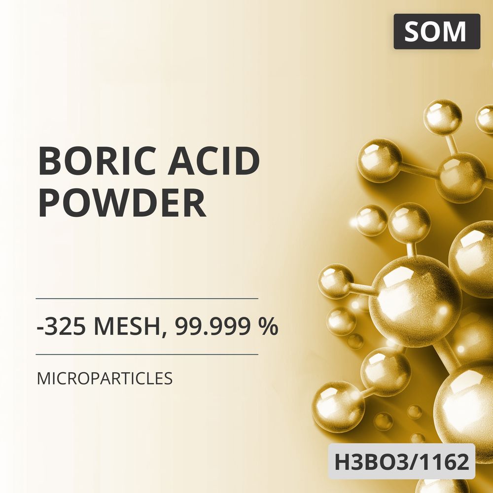 Boric Acid Powder, -325 Mesh, 99.999 % (H3BO3/1162)