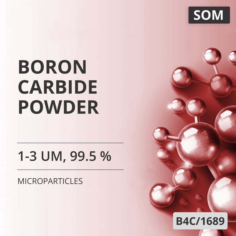 Boron Carbide Powder, 1-3 um, 99.5 % (B4C/1689)