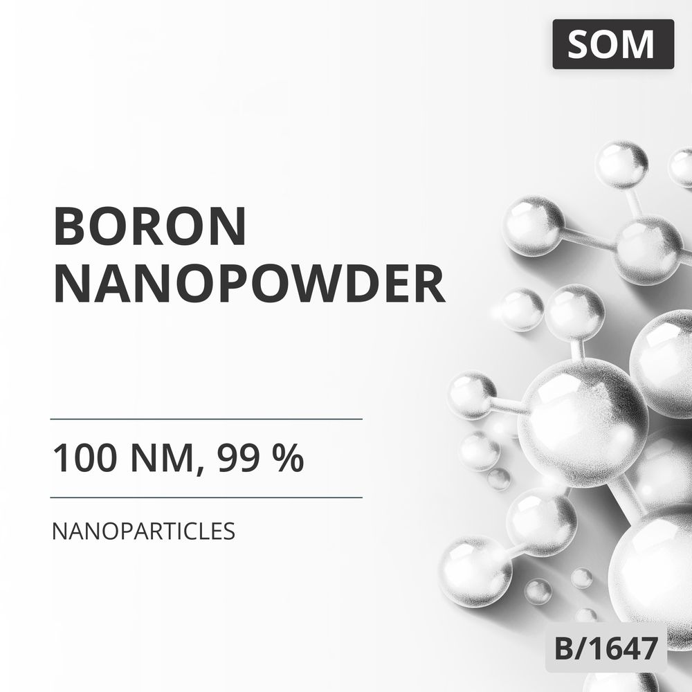 Boron Nanopowder, 100 nm, 99 % (B/1647)