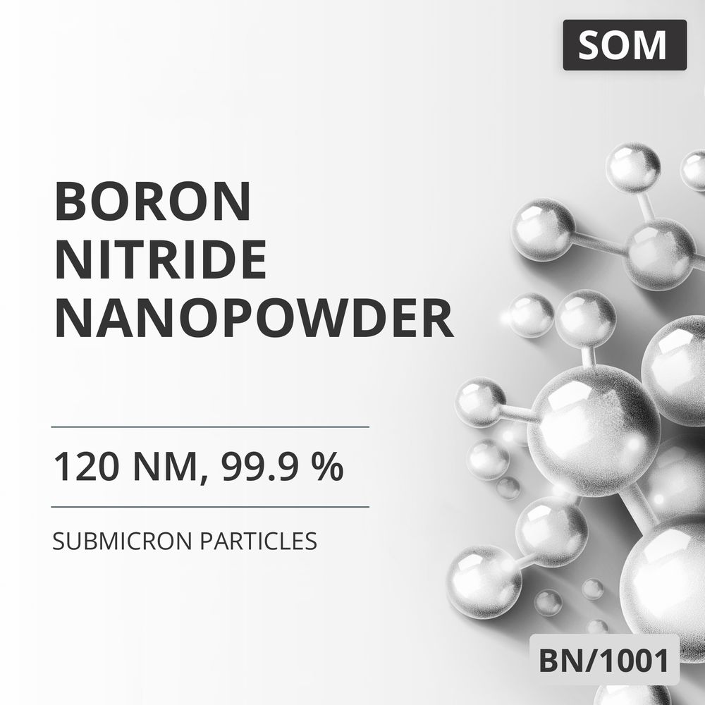 Boron Nitride Nanopowder, 120 nm, 99.9 % (BN/1001)