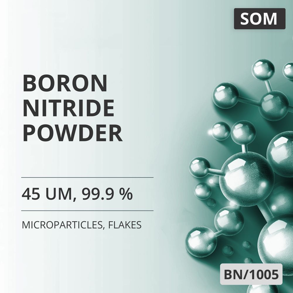 Boron Nitride Powder, 45 um, 99.9 %, Flakes (BN/1005)