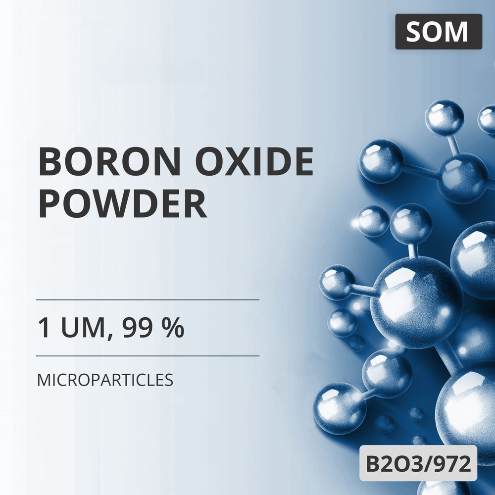 Boron Oxide Powder, 1 um, 99 % (B2O3/972)