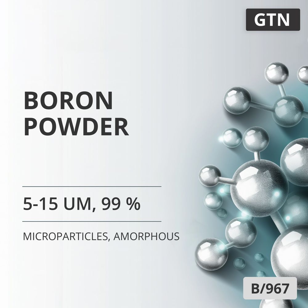Boron Powder, 5-15 um, 99 %, Amorphous (B/967)