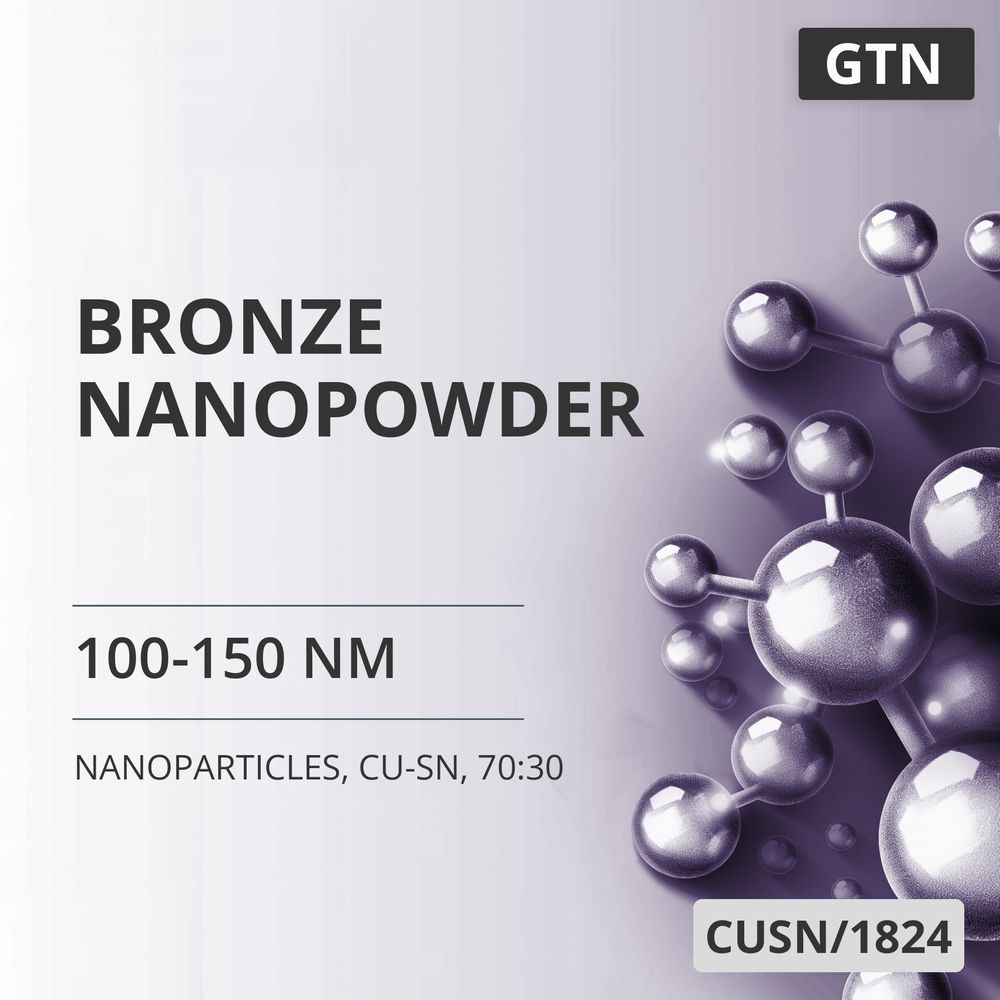 Bronze Nanopowder, 100-150 nm, Cu-Sn, 70:30 (CUSN/1824)