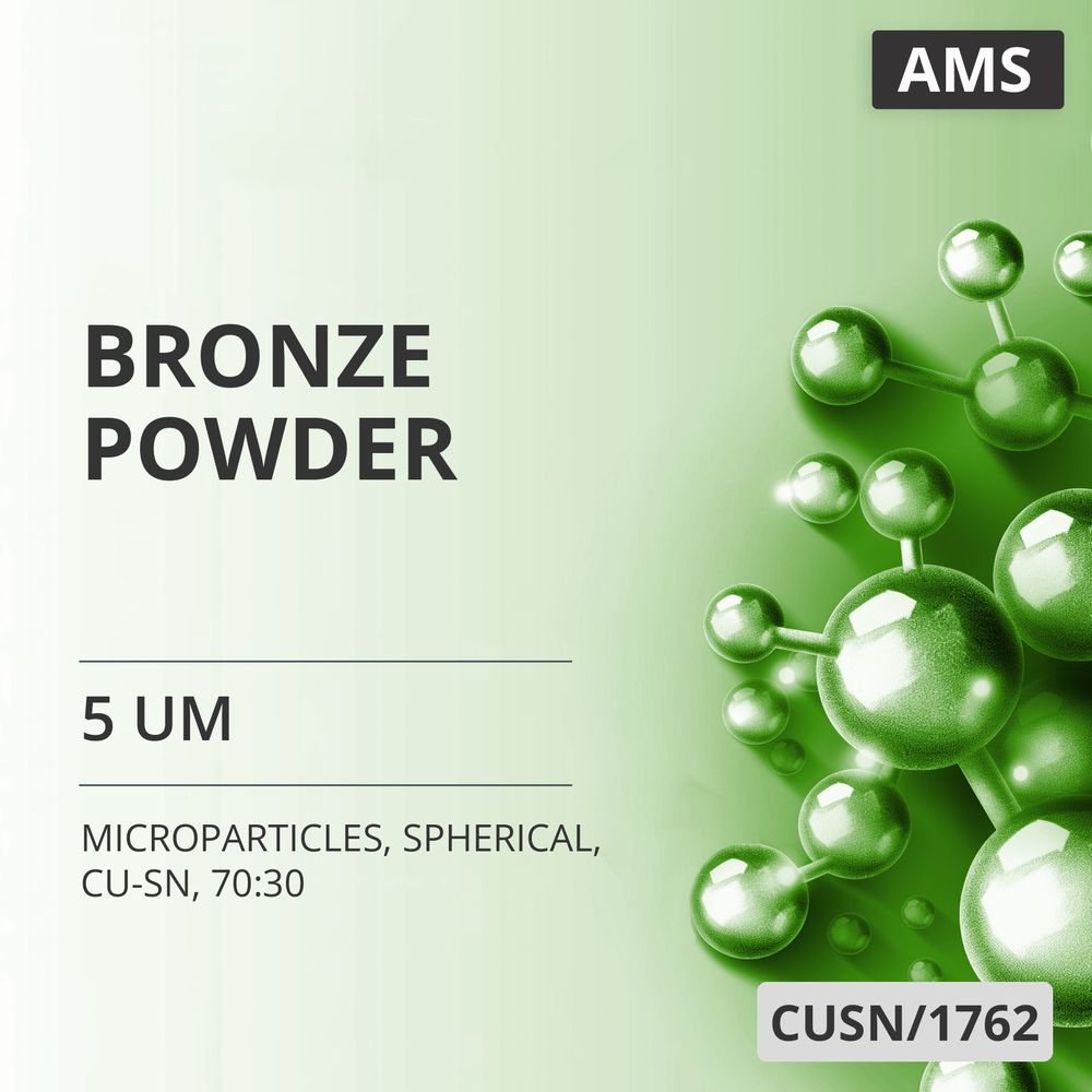 Bronze Powder, 5 um, Spherical, Cu-Sn, 70:30 (CUSN/1762)
