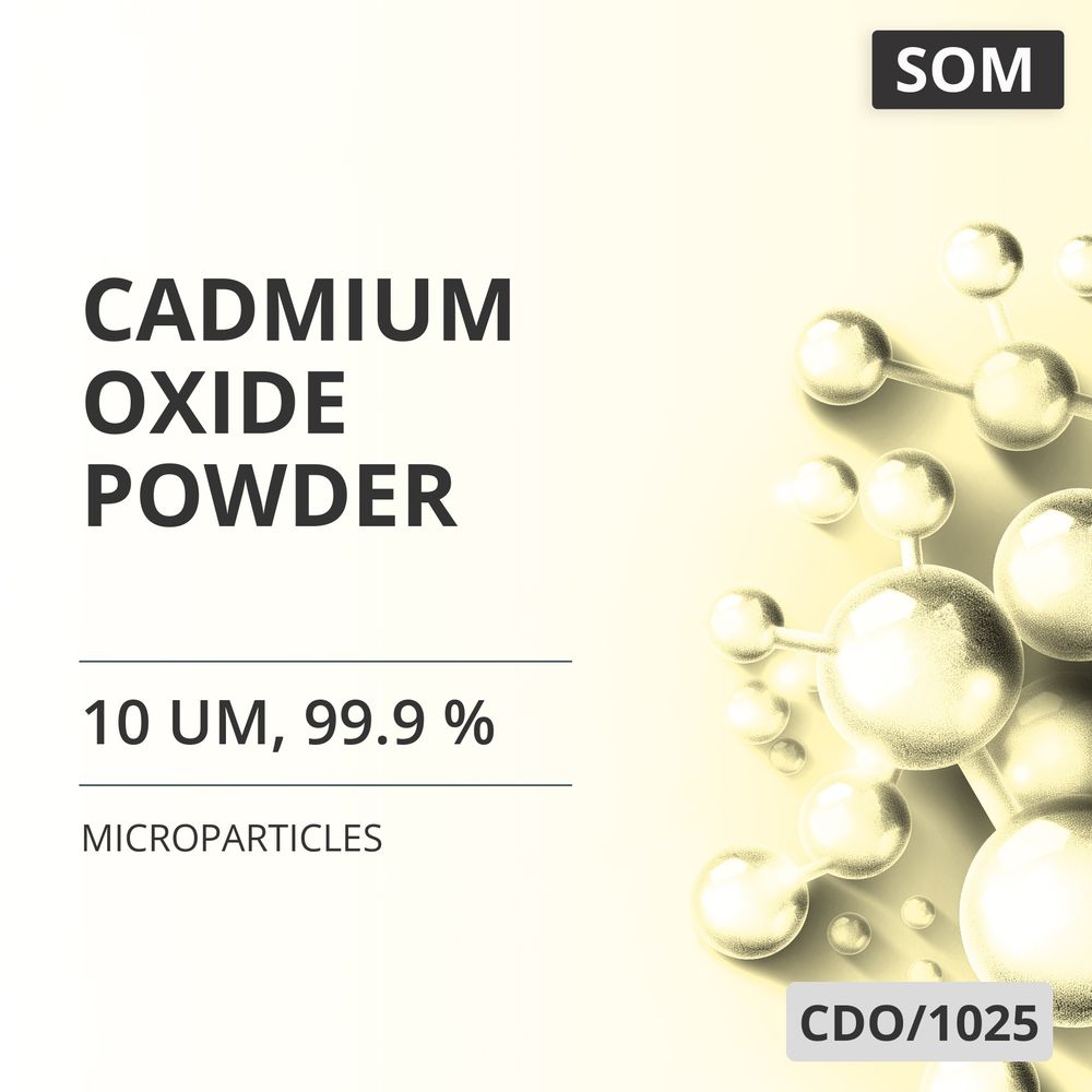 Cadmium Oxide Powder, 10 um, 99.9 % (CDO/1025)