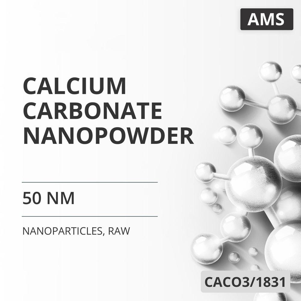 Calcium Carbonate Nanopowder, 50 nm, Raw (CACO3/1831)