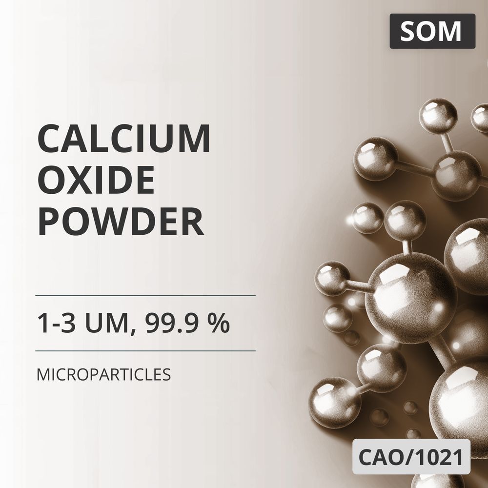 Calcium Oxide Powder, 1-3 um, 99.9 % (CAO/1021)