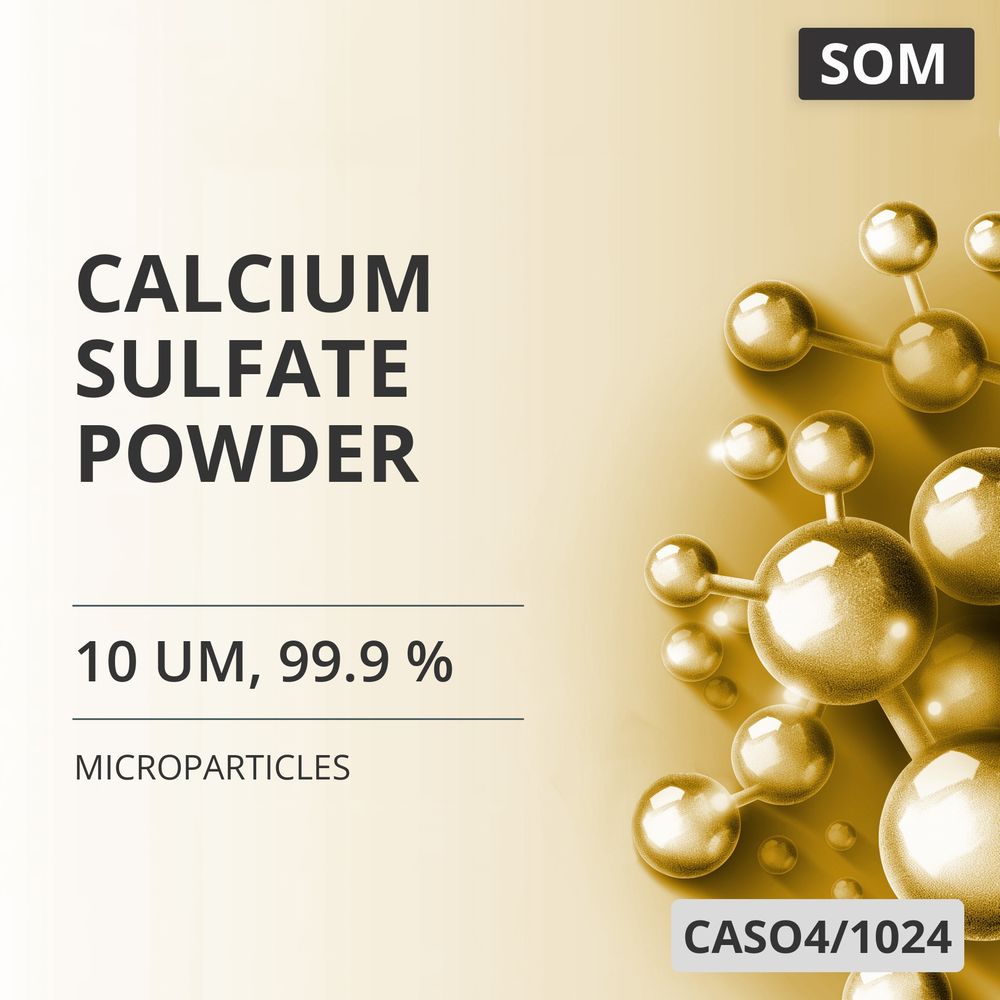 Calcium Sulfate Powder, 10 um, 99.9 % (CASO4/1024)