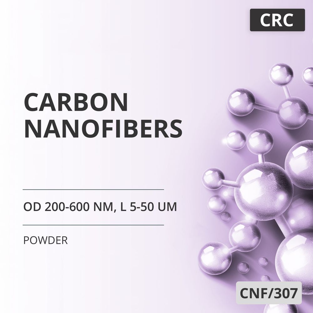 Carbon Nanofibers, OD 200-600 nm, L 5-50 um, 70 % (CNF/307)