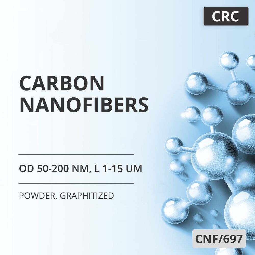 Carbon Nanofibers, OD 50-200 nm, L 1-15 um, 99.9 %, Graphitized (CNF/697)