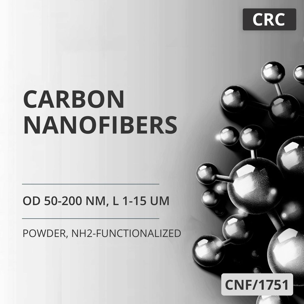 Carbon Nanofibers, OD 50-200 nm, L 1-15 um, 95 %, NH2-Functionalized (CNF/1751)