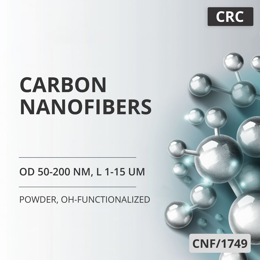 Carbon Nanofibers, OD 50-200 nm, L 1-15 um, 95 %, OH-Functionalized (CNF/1749)