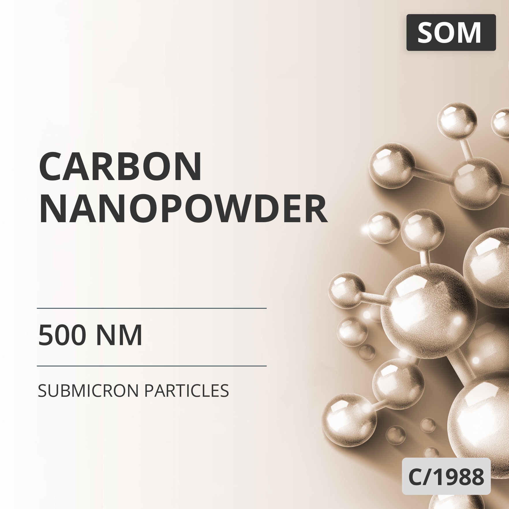 Carbon Nanopowder, 500 nm (C/1988)