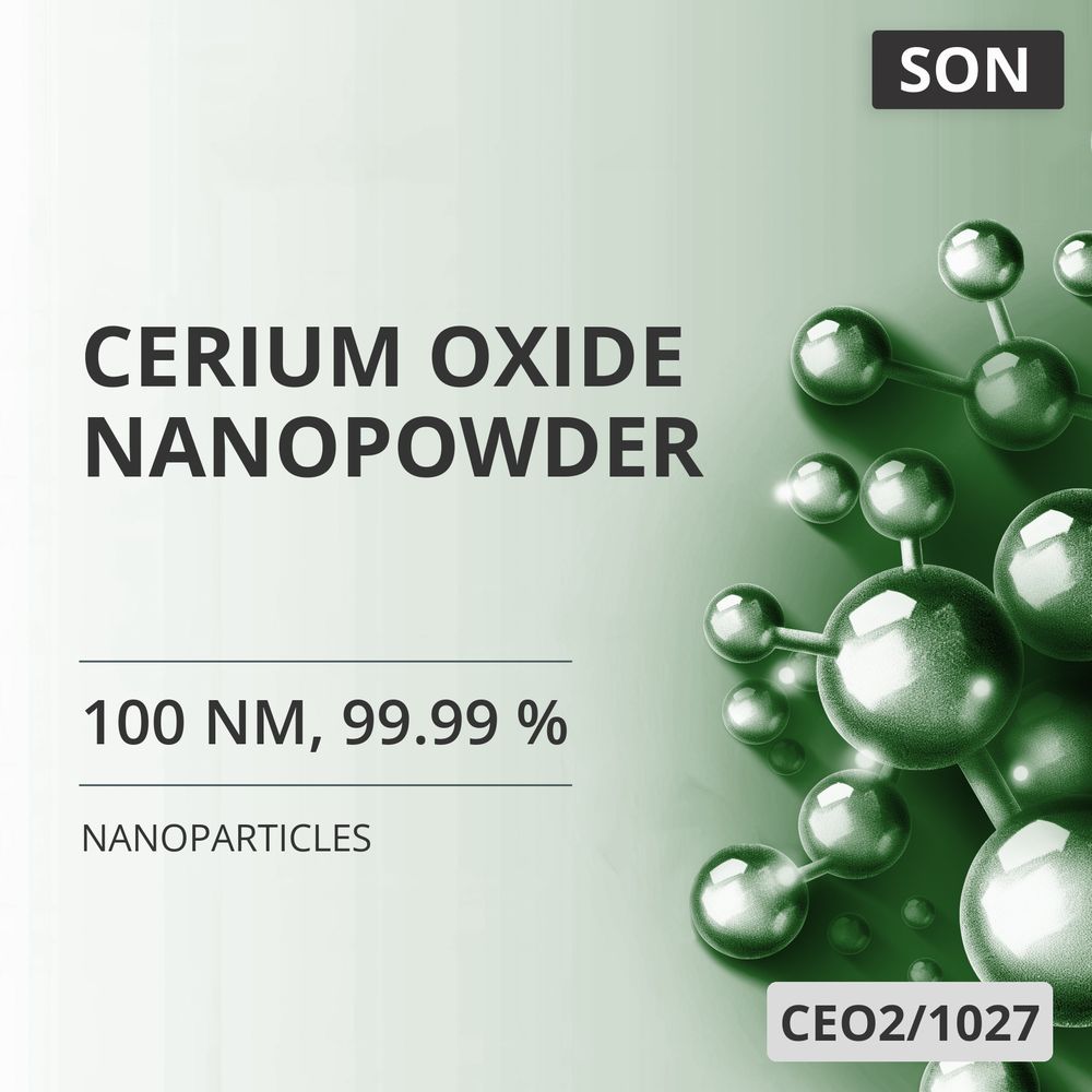 Cerium Oxide Nanopowder, 100 nm, 99.99 % (CEO2/1027)