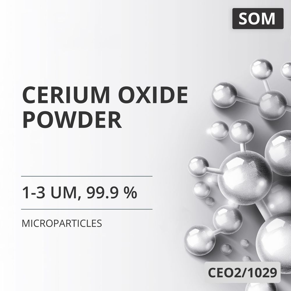 Cerium Oxide Powder, 1-3 um, 99.9 % (CEO2/1029)