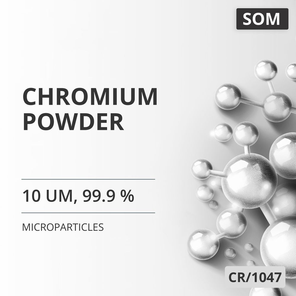 Chromium Powder, 10 um, 99.9 % (CR/1047)