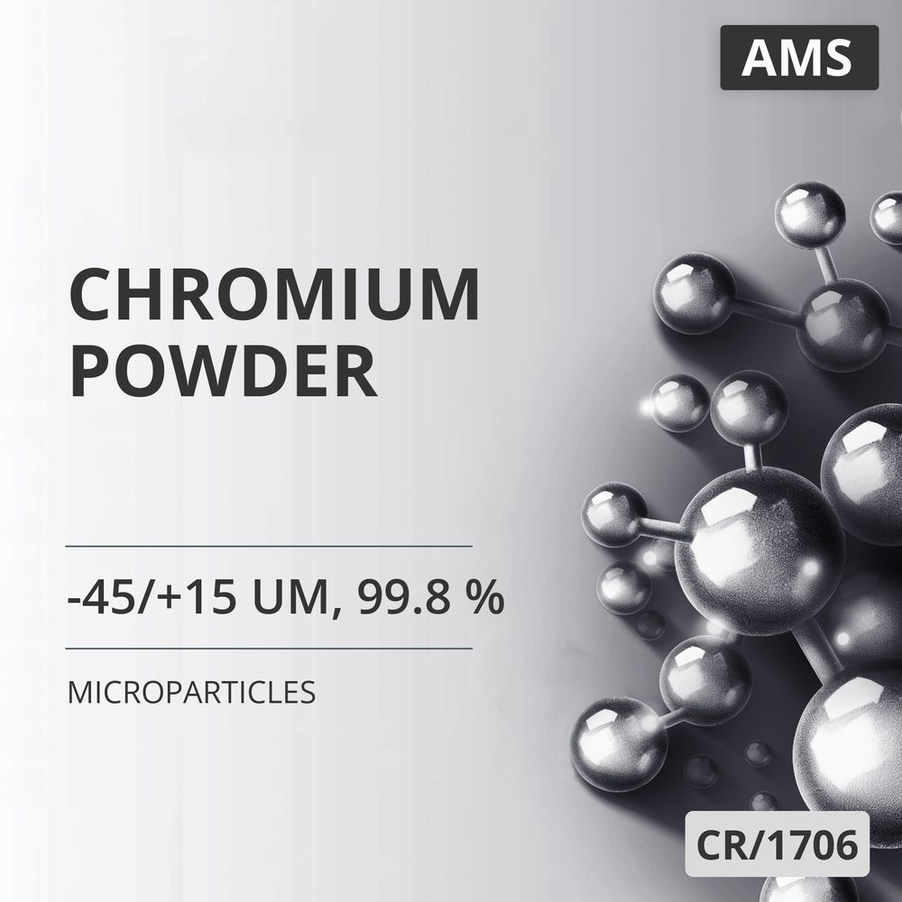 Chromium Powder, -45/+15 um, 99.8 % (CR/1706)