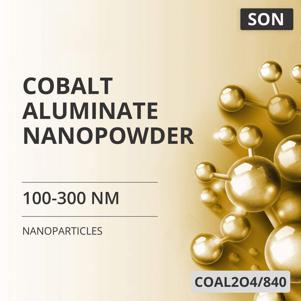 Cobalt Aluminate Nanopowder, 100-300 nm (COAL2O4/840)