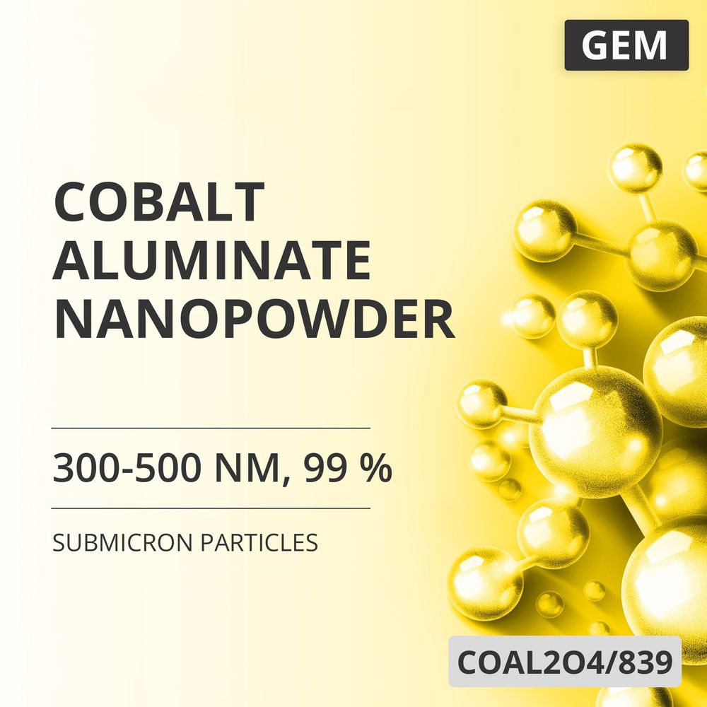 Cobalt Aluminate Nanopowder, 300-500 nm, 99 % (COAL2O4/839)